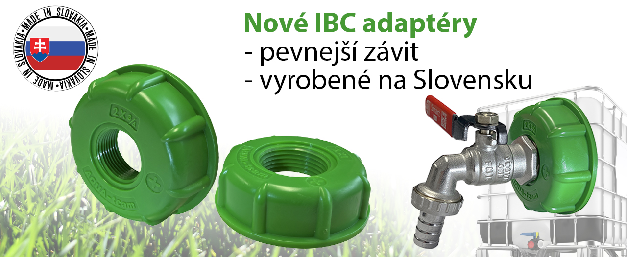 Adapt�ry na IBC n�dr�e zelen�
