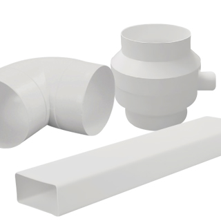 Ventilačný systém - PVC tvarovky a rúry