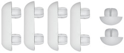 Sada - dorazy na WC sedadlo MKW, 4x 8mm pozdny doraz a 2x 6mm okrhly doraz