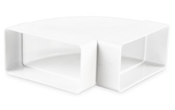 Koleno 90 ploch vodorovn 90x220 PVC