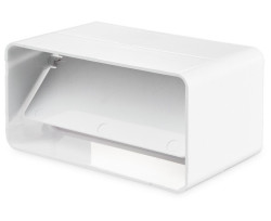 Spojka ploch so sptnou klapkou 90x220mm PVC