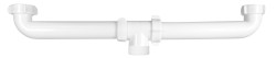 Rrka na dvojdrez 2x6/4" d40x6/4"/max.500mm bez piliety, polypropyln