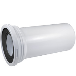 Rra pripojovacia WC d110x250mm hladk s gumovou manetou, do potrubia s tesnenm, PP