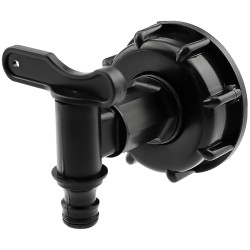 SET - Adaptr Econom na IBC ndre zvit S60x6  2" na G3/4"+ 1x ventil 3/4", polypropyln 
