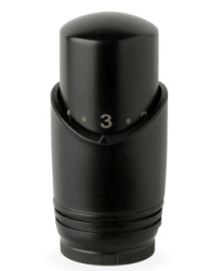 Hlavica Dizajn čierna termostatická M30x1.5 s kvapalinovým snímačom (hydrosnímač)